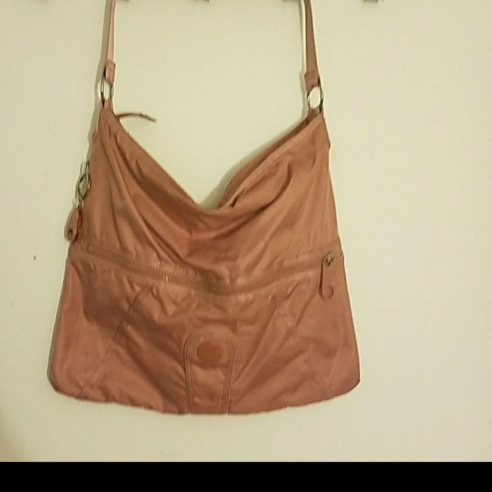 Medium baby pink Kipling shoulder bag